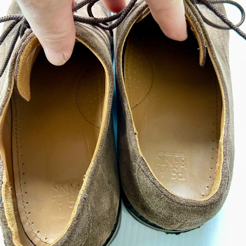Jos A Bank‎ Brown Suede Leather Lace Up Oxford Shoes Mens 12M